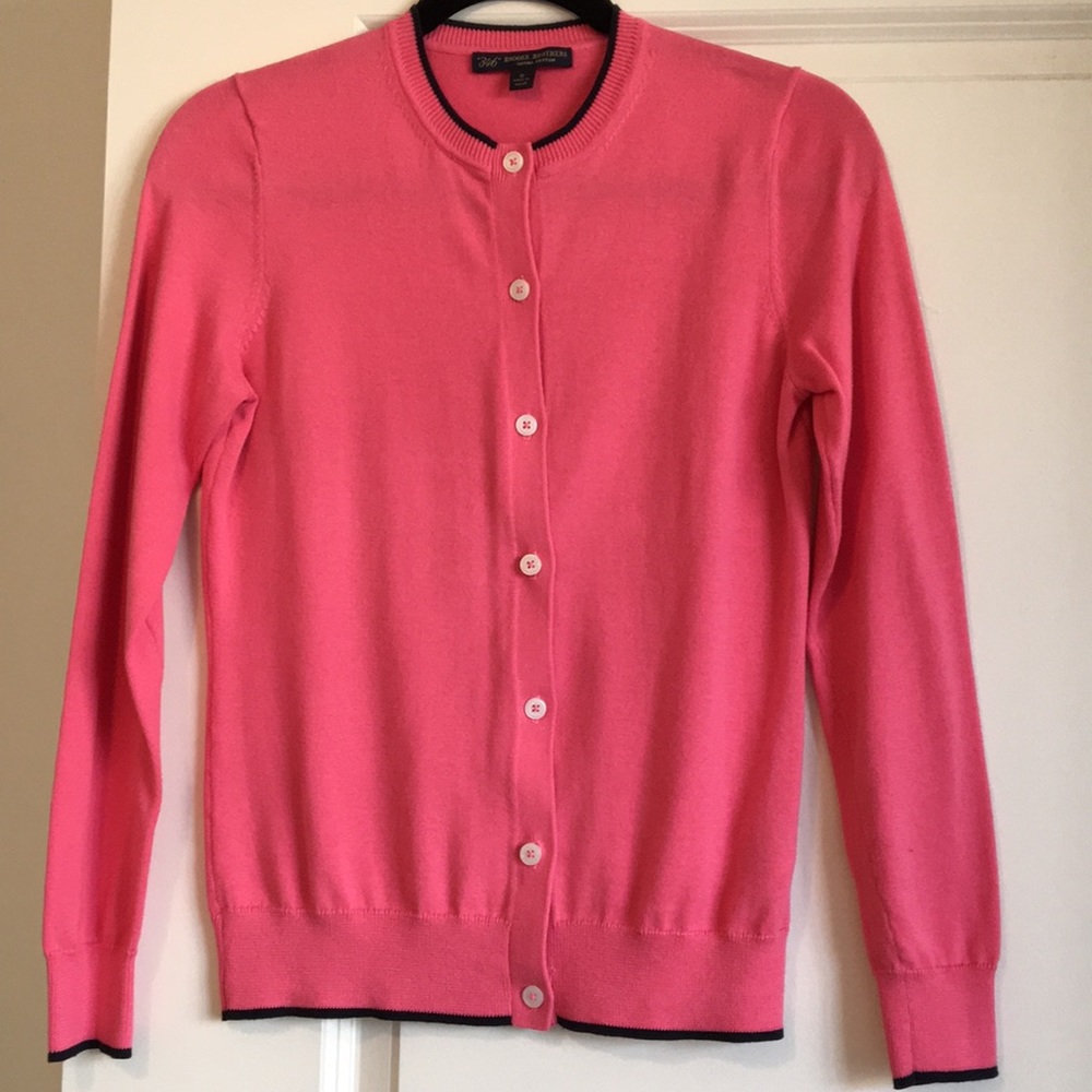 🎀Brooks Brothers Pink Cardigan